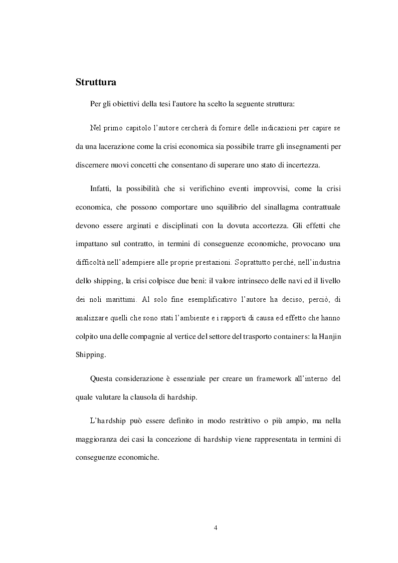 Anteprima della tesi: La crisi dello shipping. Problematiche giuridiche in un mercato in forte distress, Pagina 5