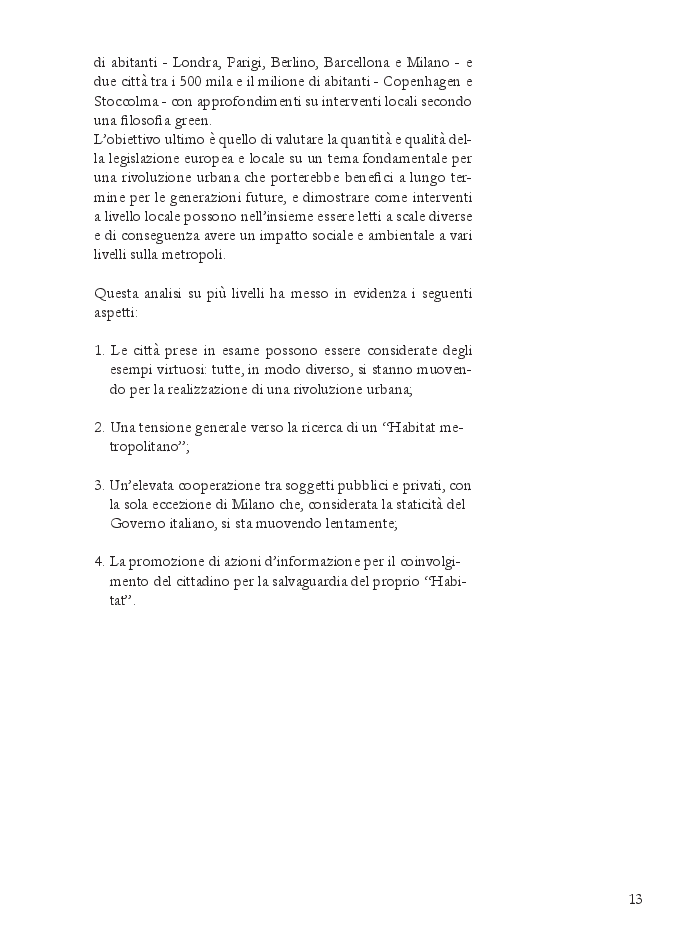 Anteprima della tesi: GREEN POLICY. Le metropoli europee verso il 2050, Pagina 3