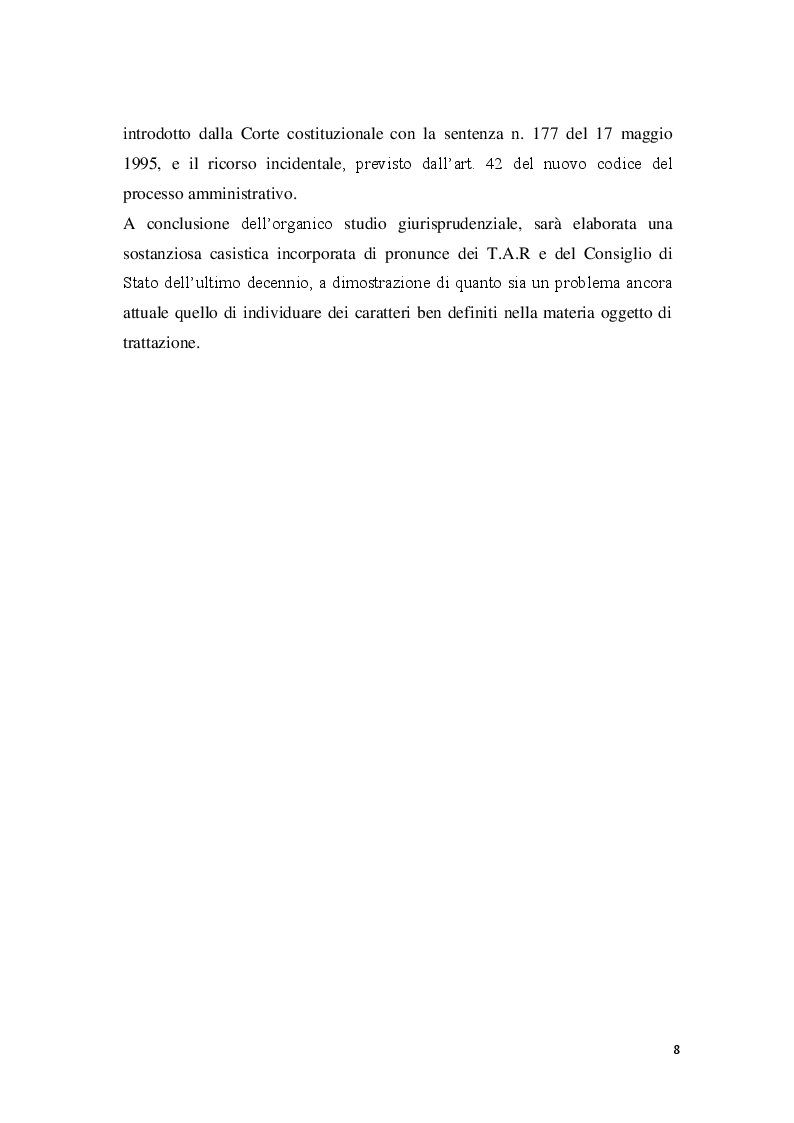 Anteprima della tesi: La posizione del cointeressato e del controinteressato nel ricorso straordinario al Presidente della Repubblica, Pagina 6