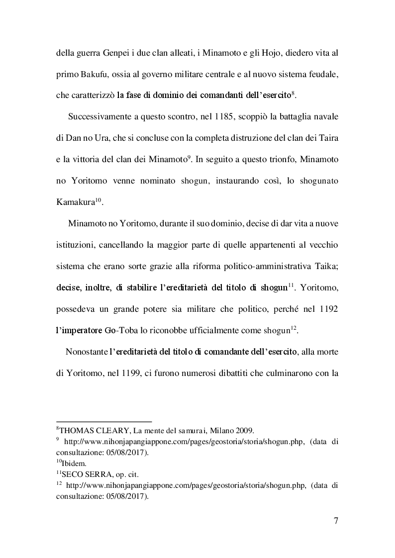 Anteprima della tesi: Il Giappone: dall'isolazionismo al ruolo di grande potenza, Pagina 6