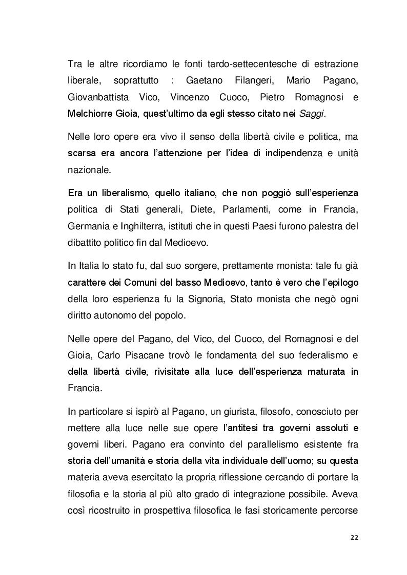 Anteprima della tesi: Il pensiero politico di Carlo Pisacane, Pagina 3