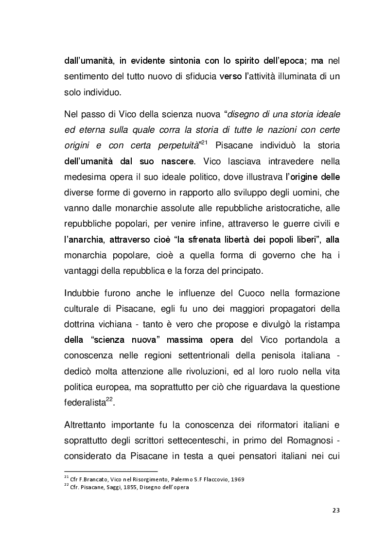 Anteprima della tesi: Il pensiero politico di Carlo Pisacane, Pagina 4
