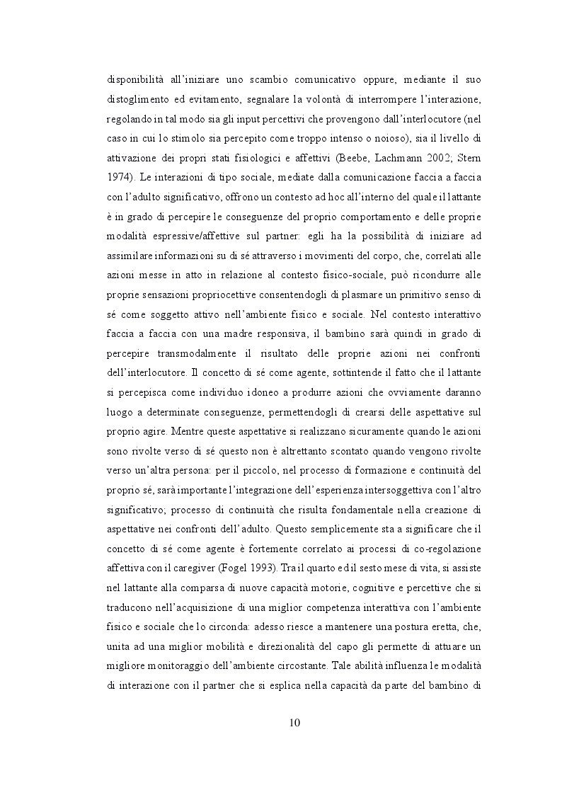 Estratto dalla tesi: Depressione post partum materna e paterna : esiti sullo sviluppo emotivo-adattivo del bambino.