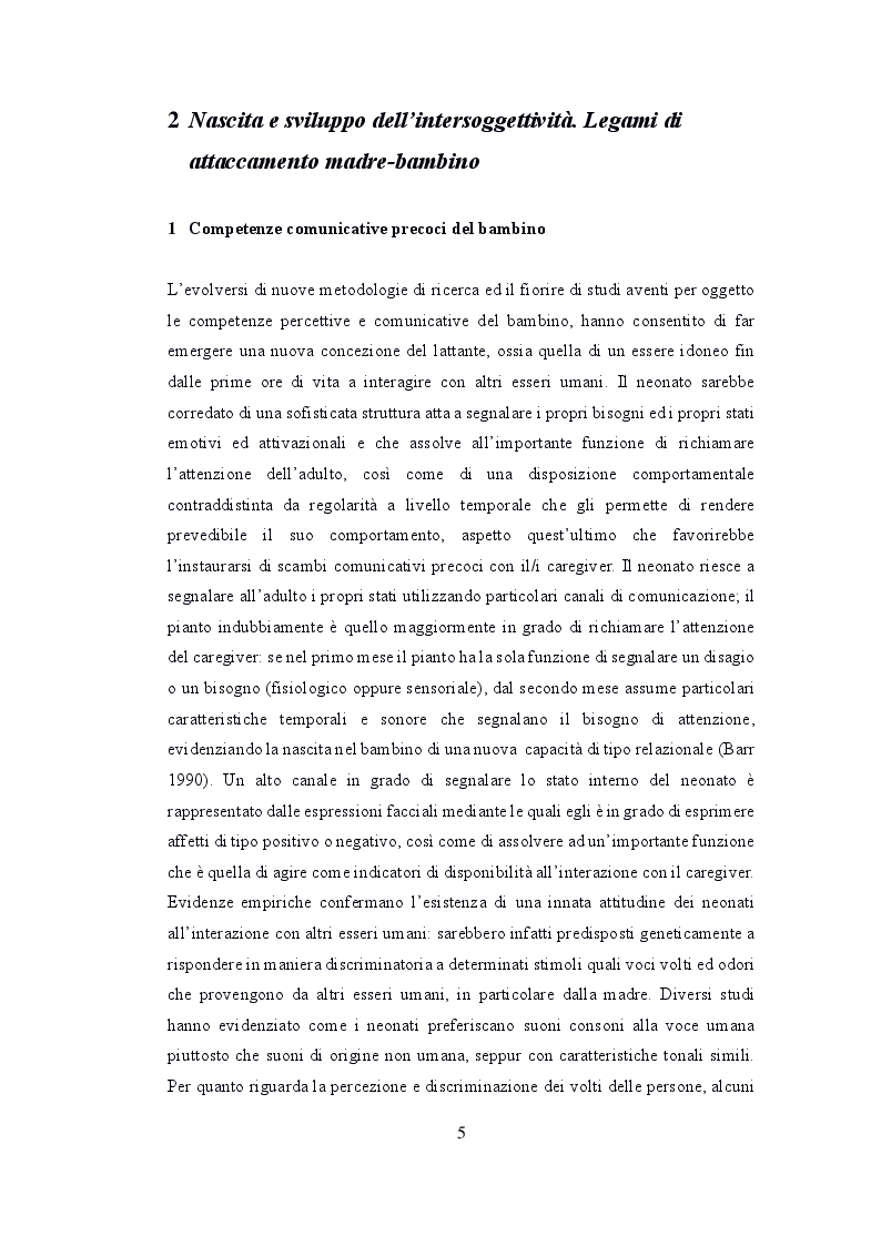 Anteprima della tesi: Depressione post partum materna e paterna : esiti sullo sviluppo emotivo-adattivo del bambino., Pagina 4