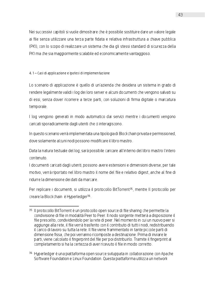 Anteprima della tesi: La Blockchain come strumento di marcatura temporale per grandi quantità di dati, Pagina 3