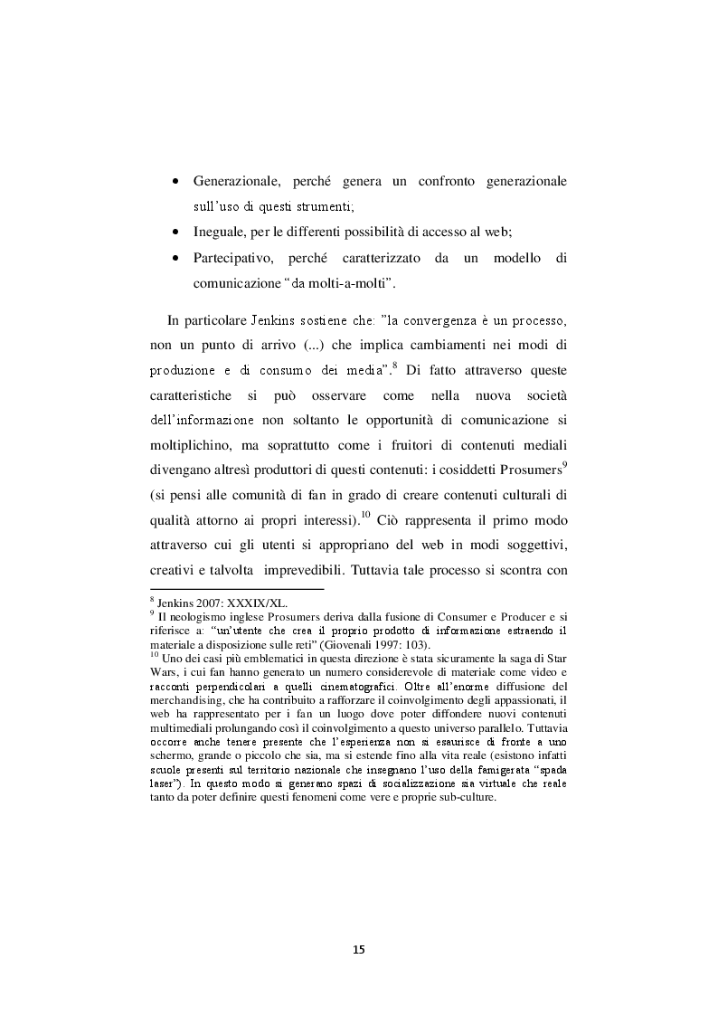 Estratto dalla tesi: La nuova governance digitale. Come cambiano le politiche territoriali nell'era del web 2.0.