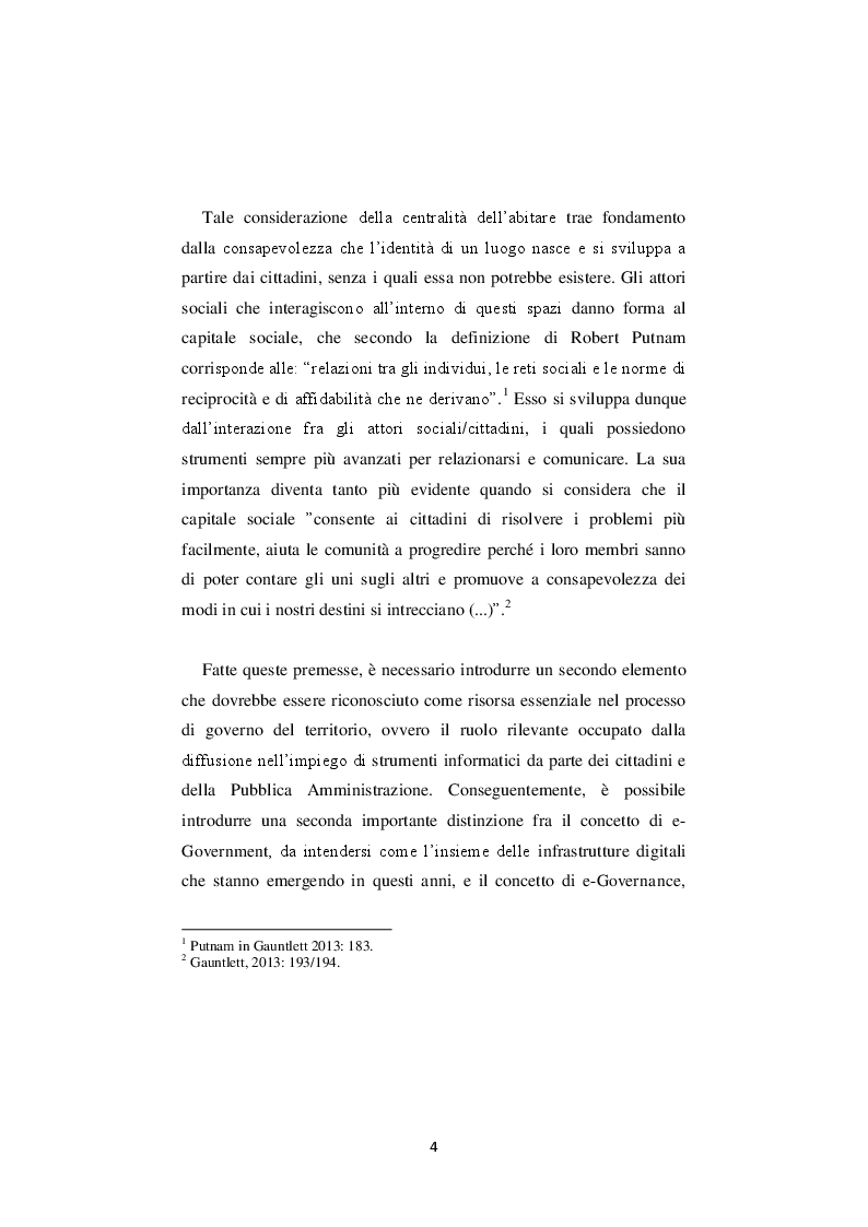 Anteprima della tesi: La nuova governance digitale. Come cambiano le politiche territoriali nell'era del web 2.0., Pagina 3