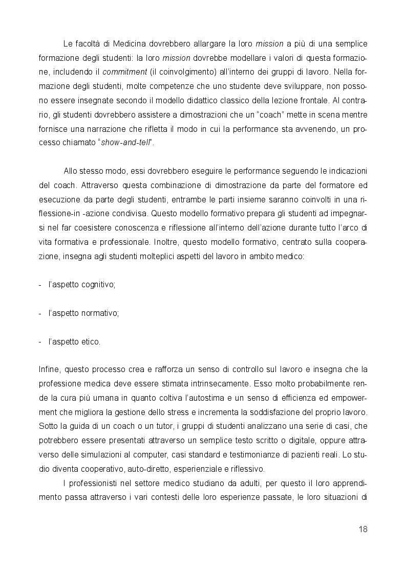 Anteprima della tesi: Medicina narrativa: un nuovo approccio nella formazione degli studenti in medicina presso l'Università degli studi di Milano Bicocca, Pagina 5