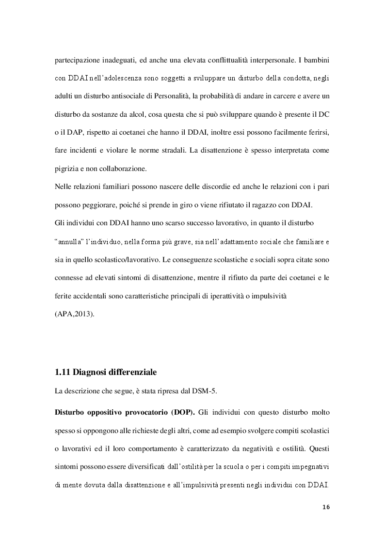 Estratto dalla tesi: Il ruolo dell'educatore ed il disturbo da deficit di attenzione/iperattività
