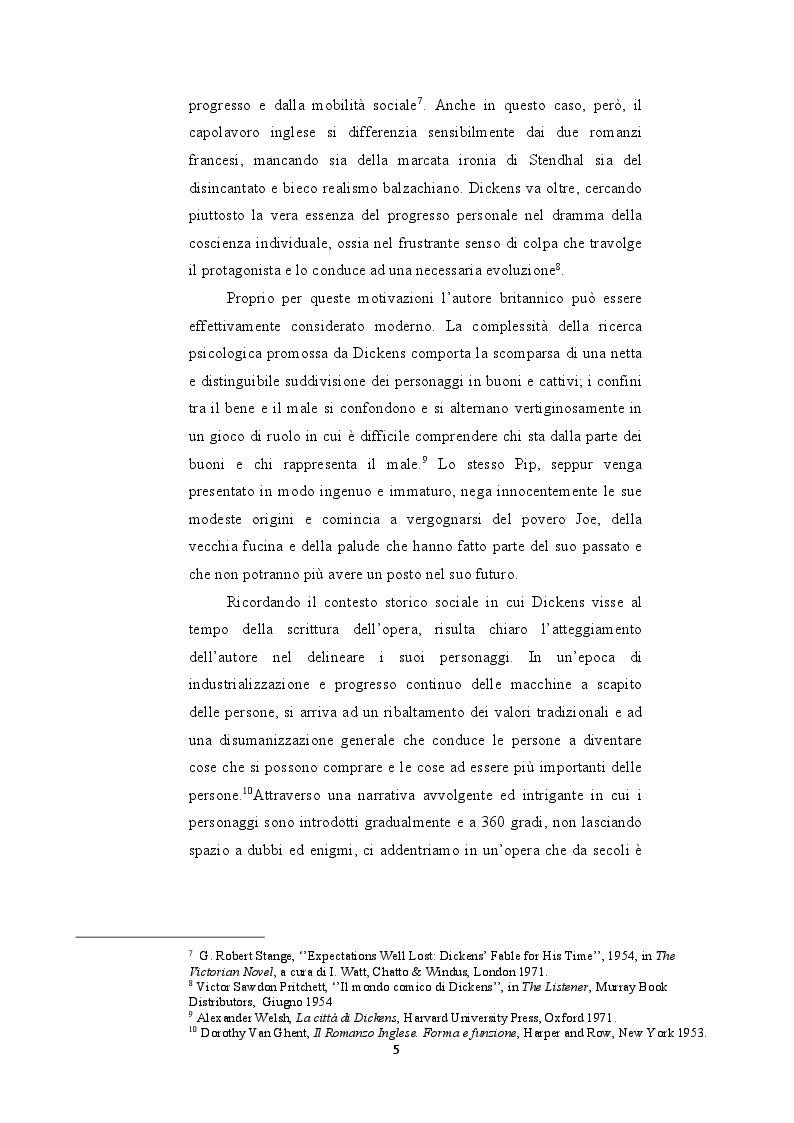 Anteprima della tesi: Le riscritture del romanzo di "Dickens Grandi Speranze: Mister Pip e Jack Maggs", Pagina 5