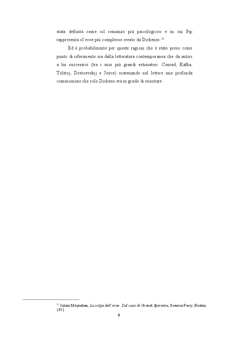 Anteprima della tesi: Le riscritture del romanzo di "Dickens Grandi Speranze: Mister Pip e Jack Maggs", Pagina 6