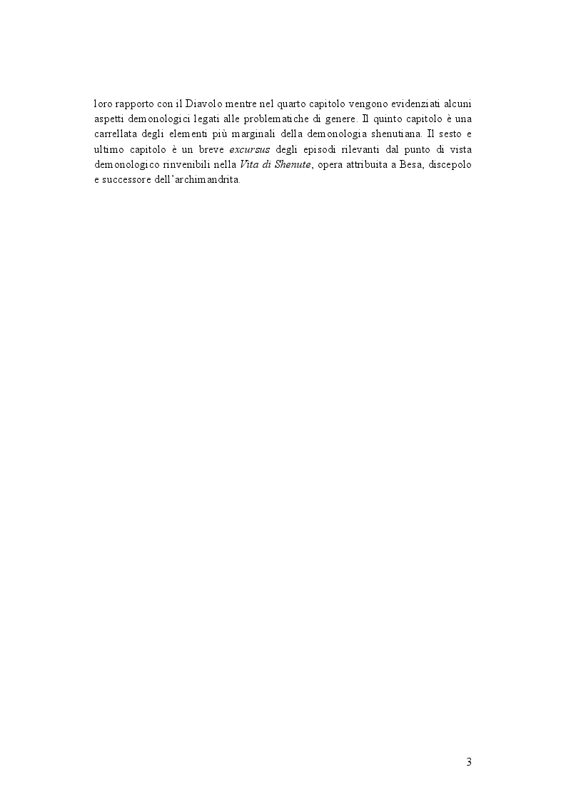 Anteprima della tesi: La demonologia di Shenute, Pagina 3