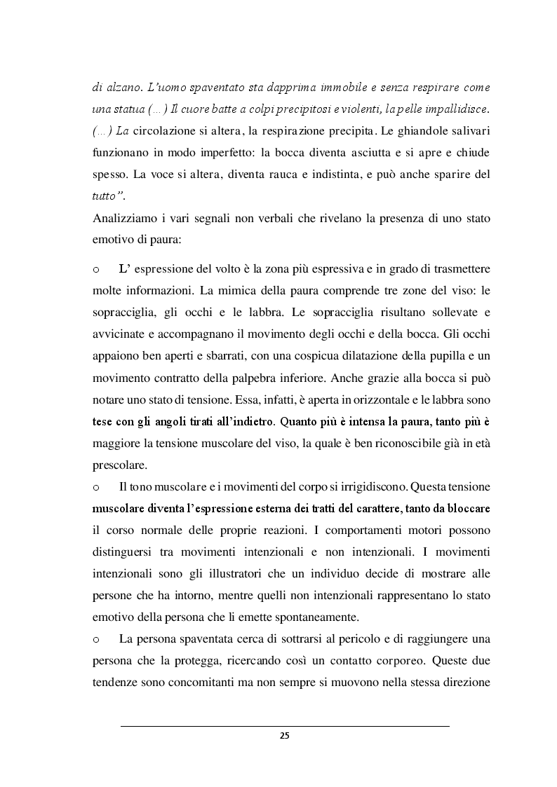 Anteprima della tesi: POSSO AVERE PAURA. Percorso didattico nella scuola dell'infanzia, Pagina 4