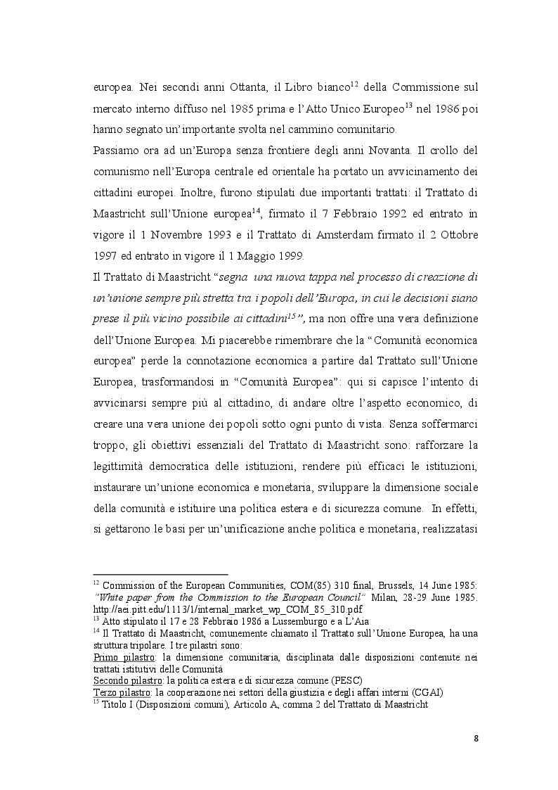 Anteprima della tesi: Coordinamento ed armonizzazione dell'imposizione societaria in seno all'Unione Europea, Pagina 6