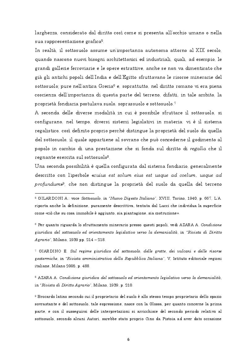 Anteprima della tesi: Il regime giuridico delle grotte, Pagina 7