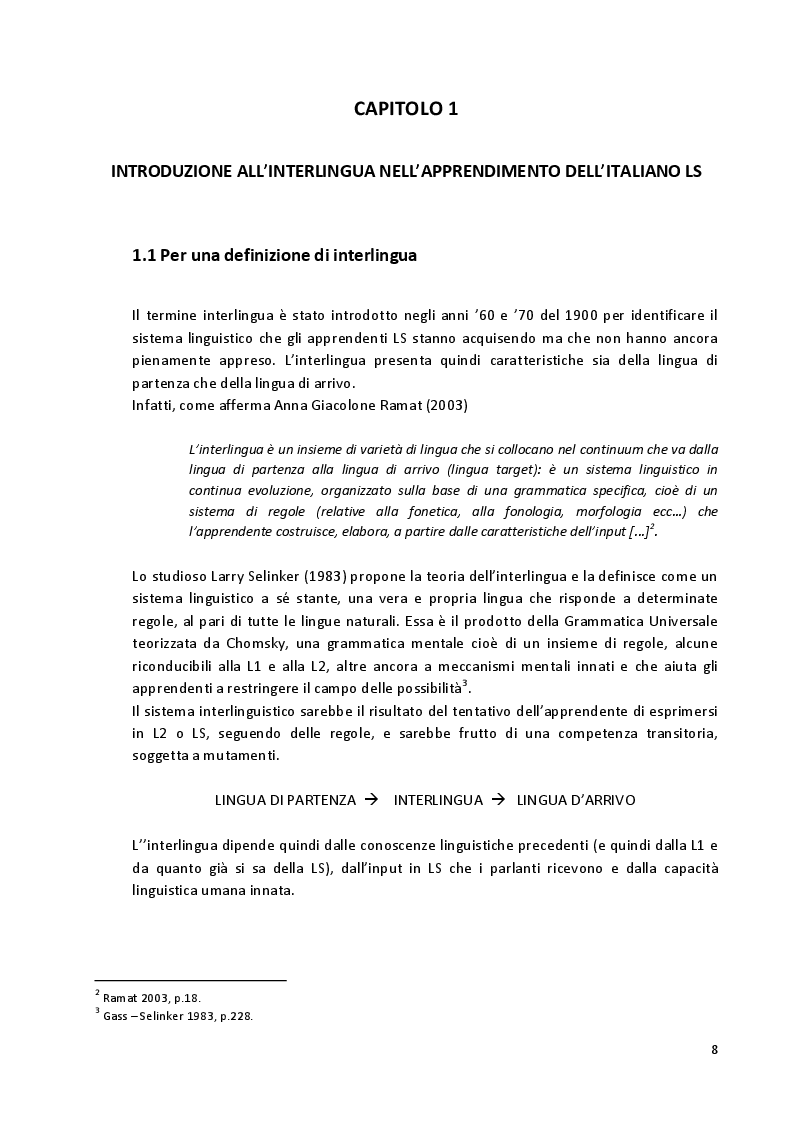 Anteprima della tesi: Aspetti fonetico-fonologici nel parlato di apprendenti francofoni: dalla ricerca alla proposta didattica in italiano LS, Pagina 6