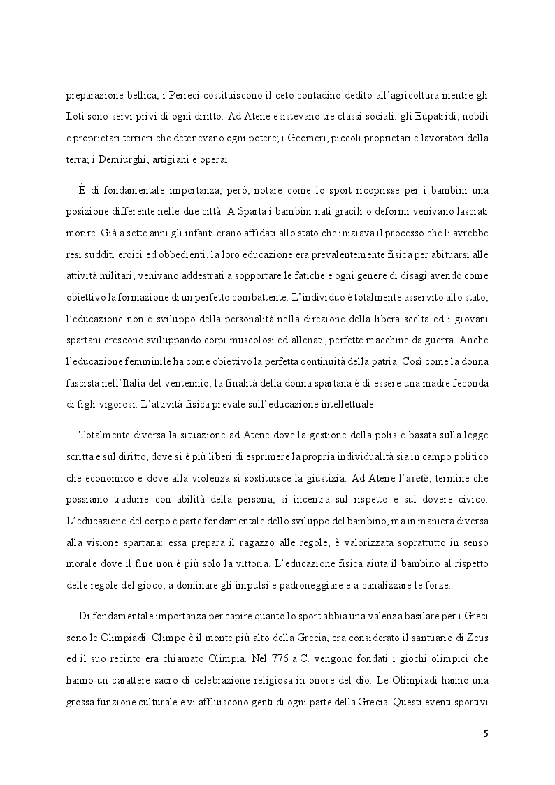 Anteprima della tesi: Media e Sport: l'immagine educativa del mondo del Calcio, Pagina 5