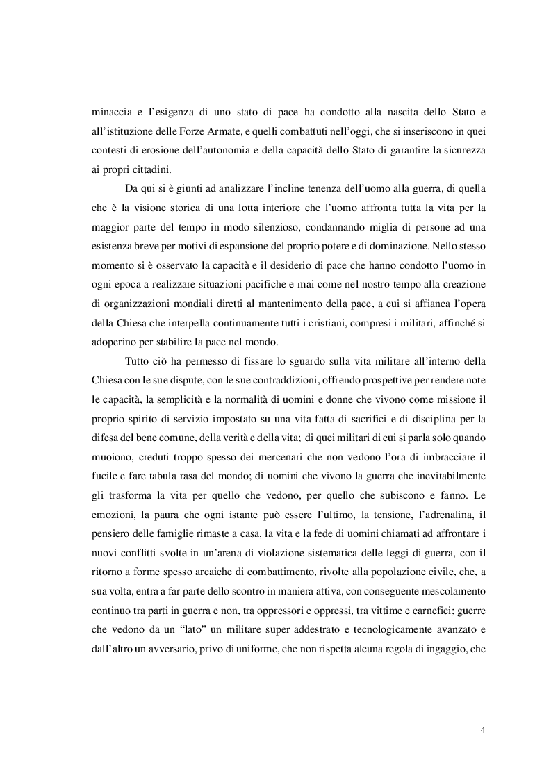 Anteprima della tesi: Missione di Pace, Vangelo di Pace: In divisa per il bene di tutti, Pagina 3