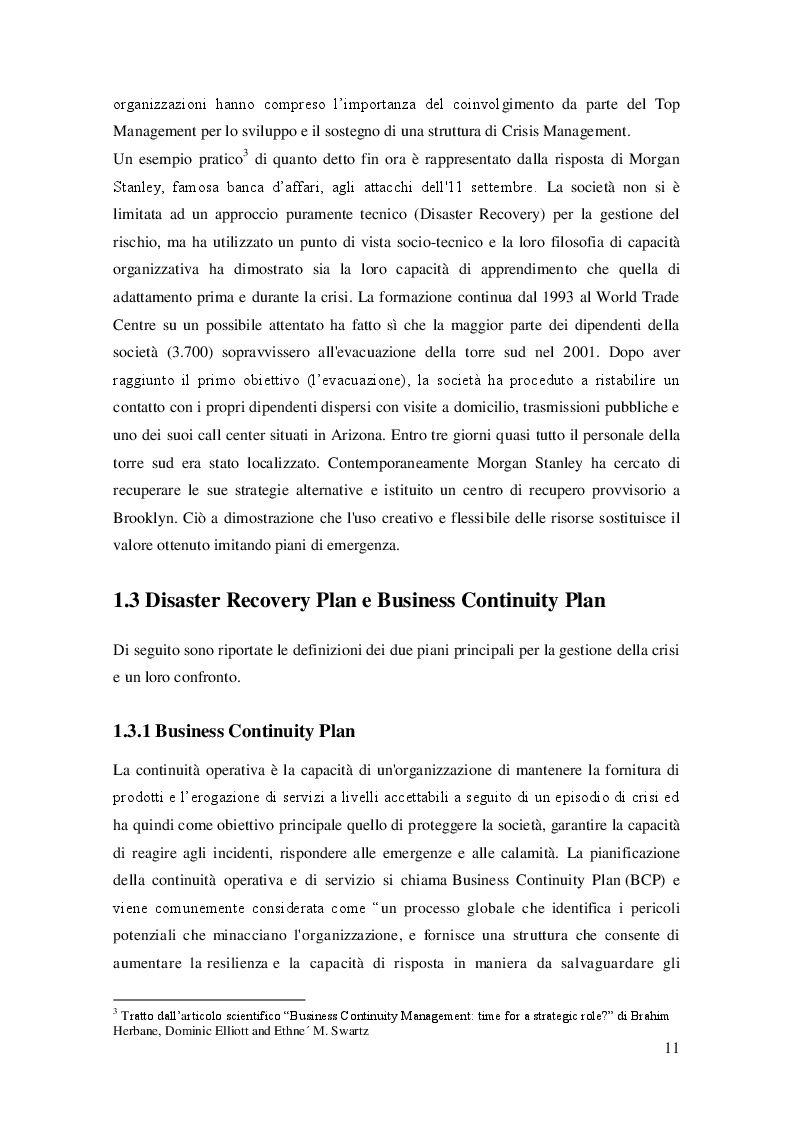 Anteprima della tesi: Sviluppo del Business Continuity Plan nel settore farmaceutico: il caso Haupt Pharma, Pagina 8