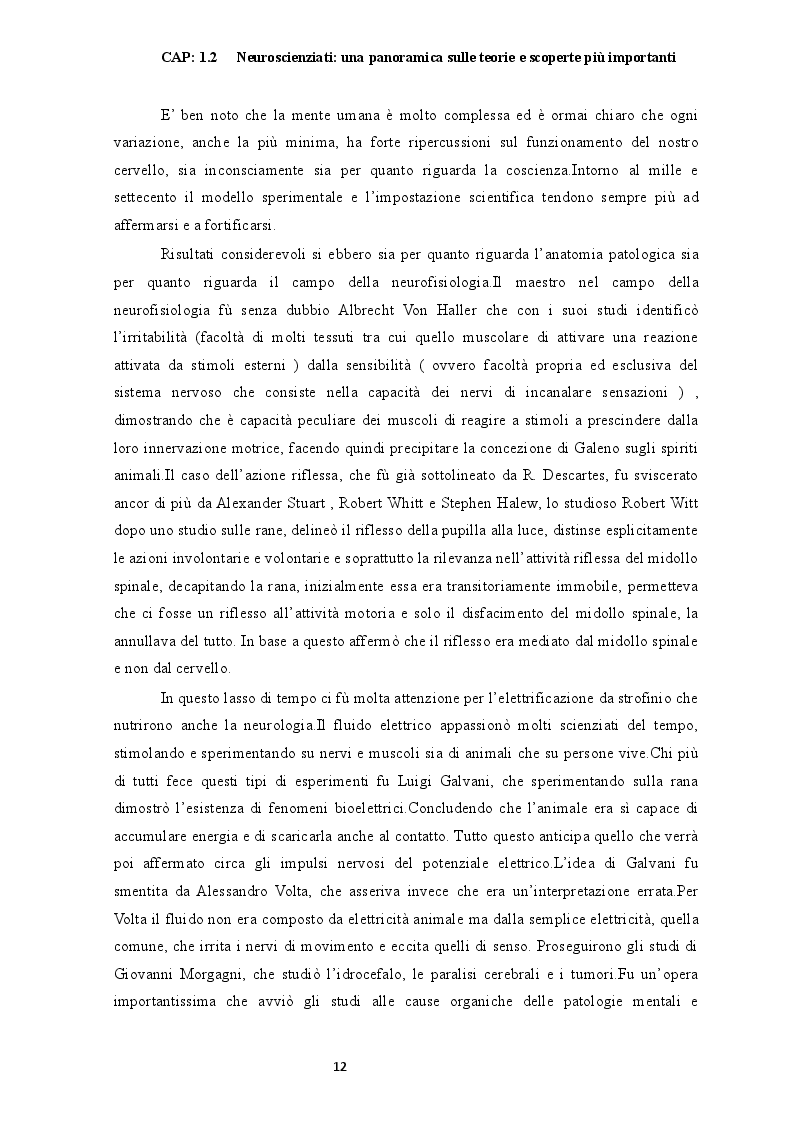 Anteprima della tesi: Jaak Panksepp e le neuroscienze, Pagina 8