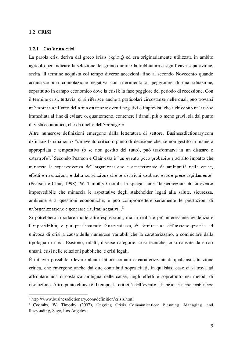 Estratto dalla tesi: Social Media e Ascolto della Rete