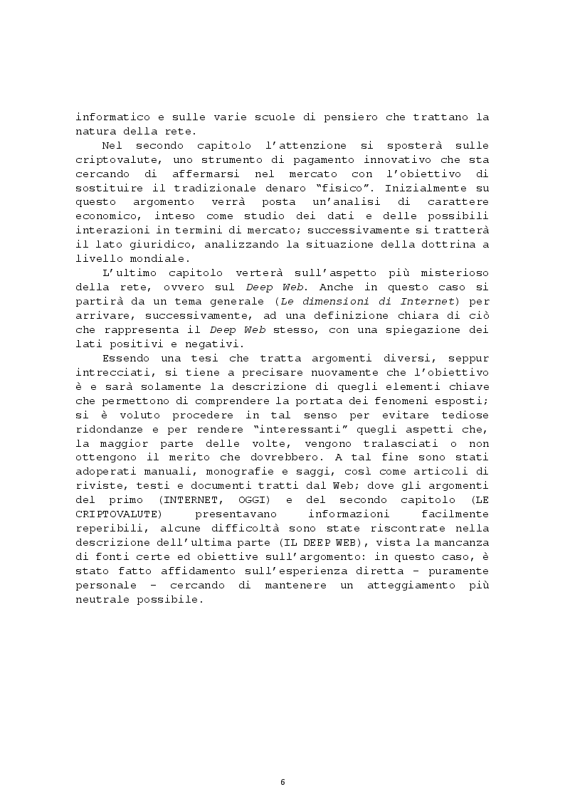 Anteprima della tesi: L'altra faccia della rete: le Criptovalute e il Deep Web, Pagina 3