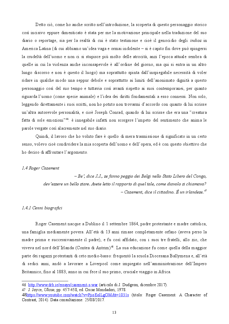 Anteprima della tesi: Roger Casement - The Amazon Journal, Pagina 9