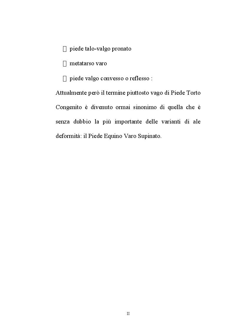 Anteprima della tesi: Il piede torto congenito: aspetti diagnostici e terapeutici, Pagina 3