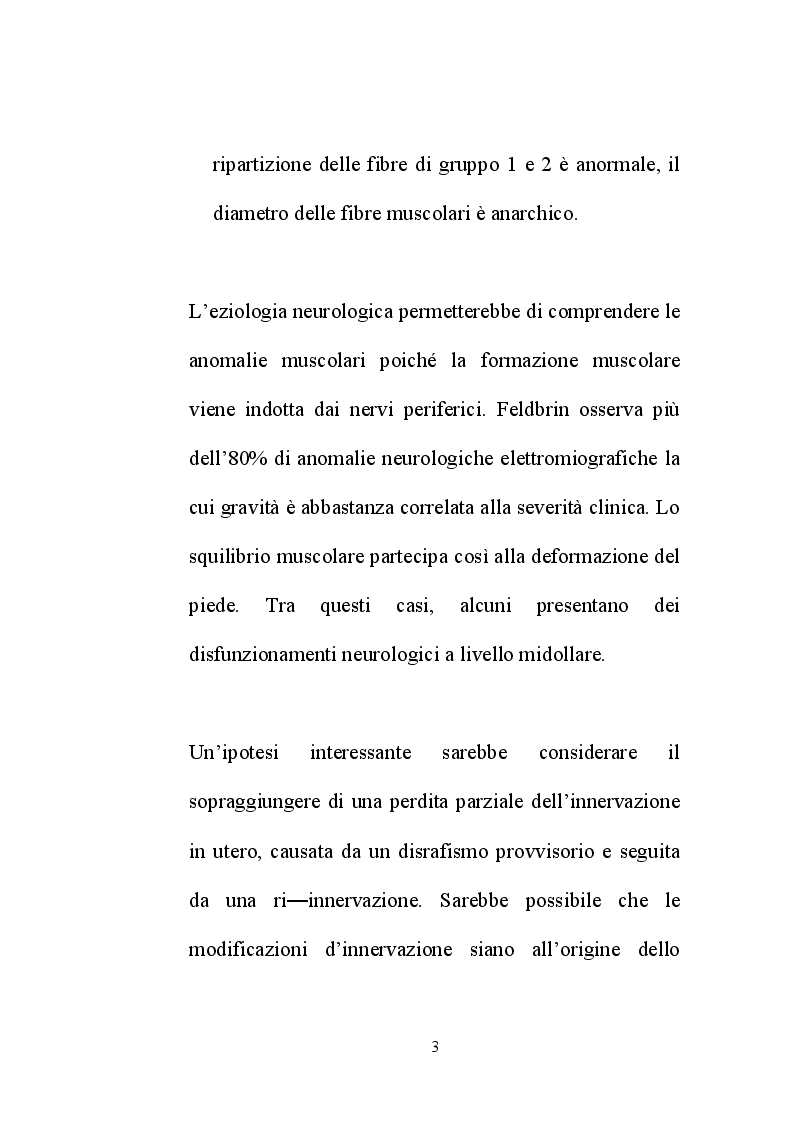 Anteprima della tesi: Il piede torto congenito: aspetti diagnostici e terapeutici, Pagina 6