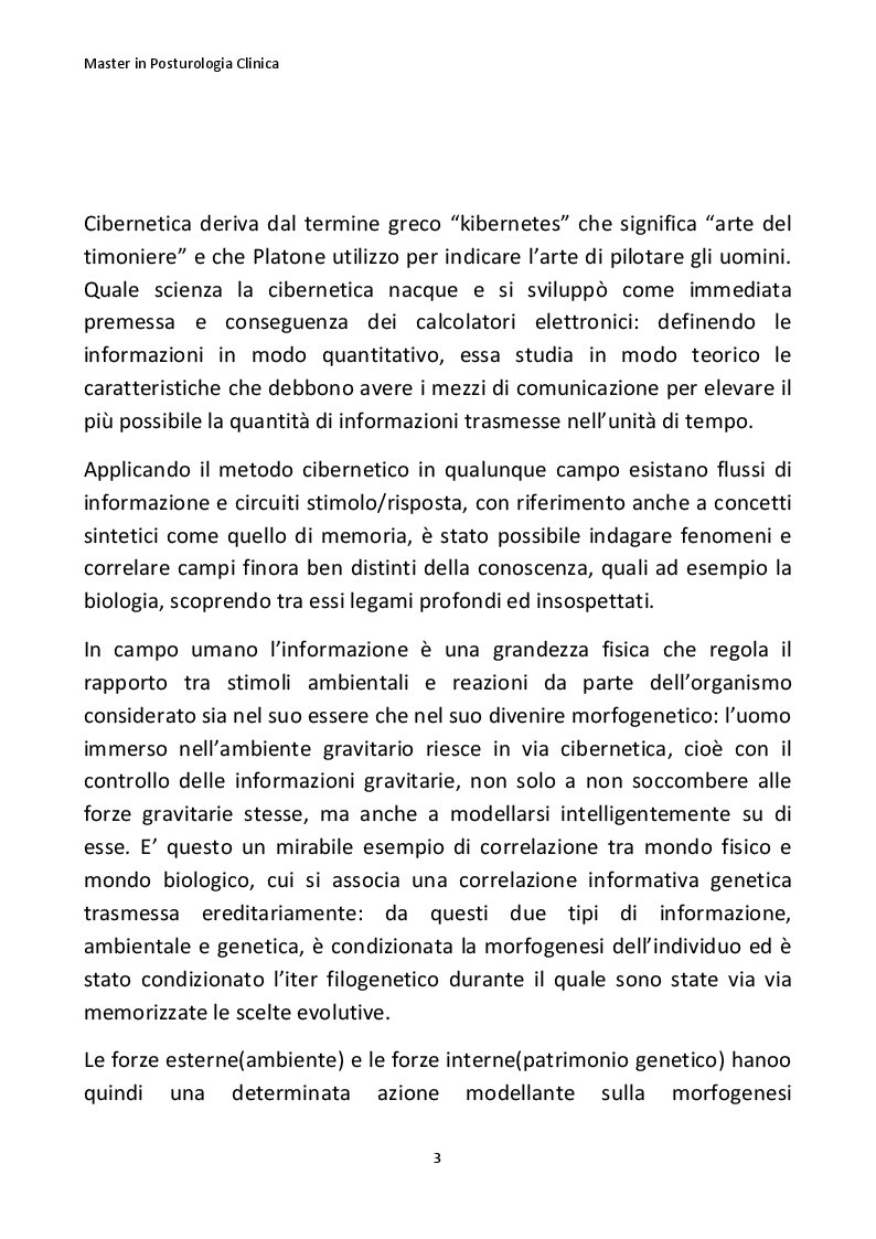 Anteprima della tesi: Importanza della posturologia in pediatria: dall’indagine posturale clinica/computerizzata alle solette di riprogrammazione posturale, Pagina 4