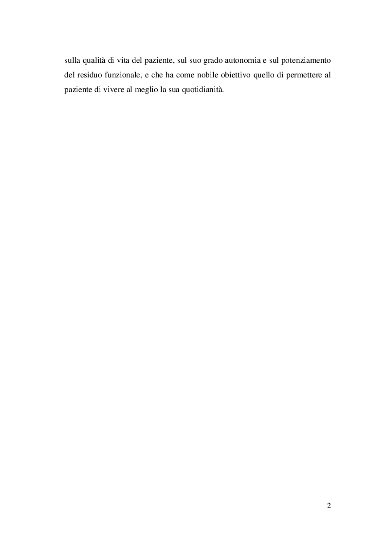 Anteprima della tesi: L'intervento riabilitativo nell'atassia, Pagina 3