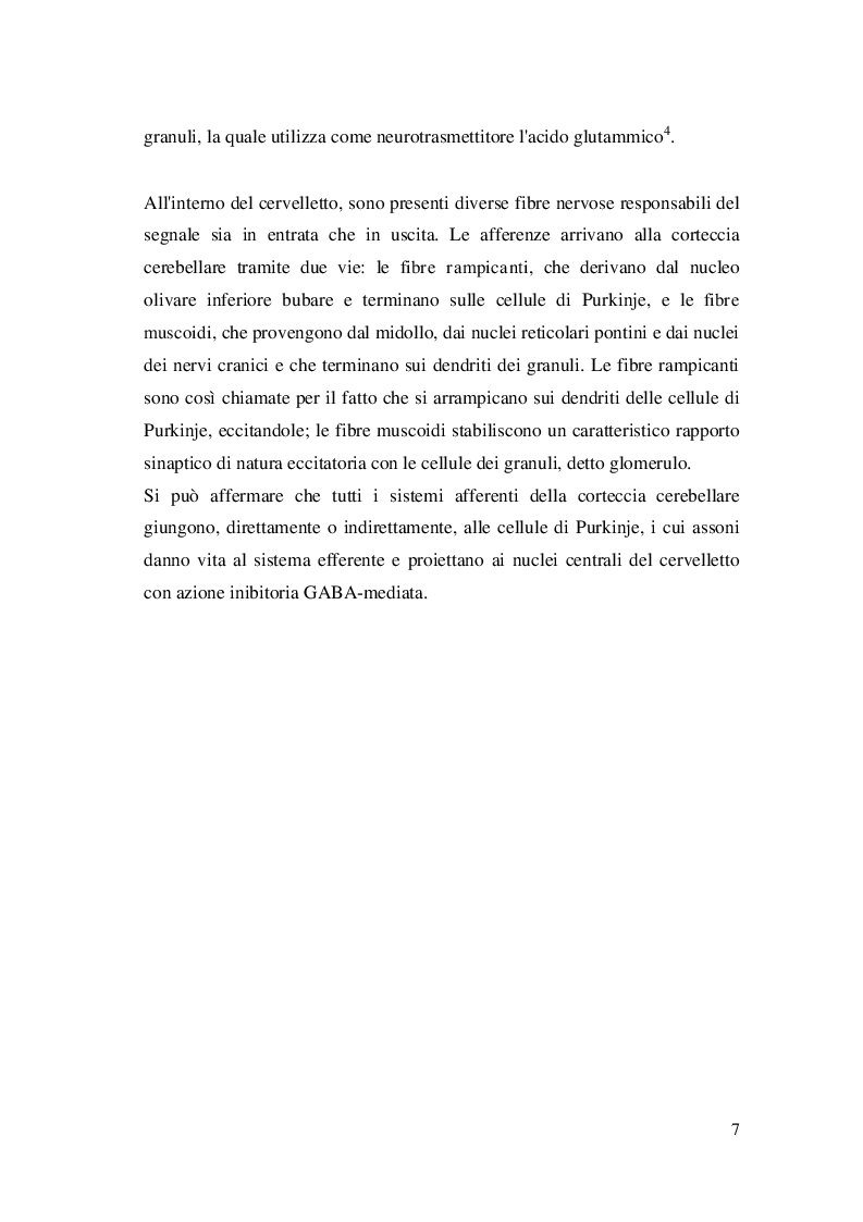 Anteprima della tesi: L'intervento riabilitativo nell'atassia, Pagina 8