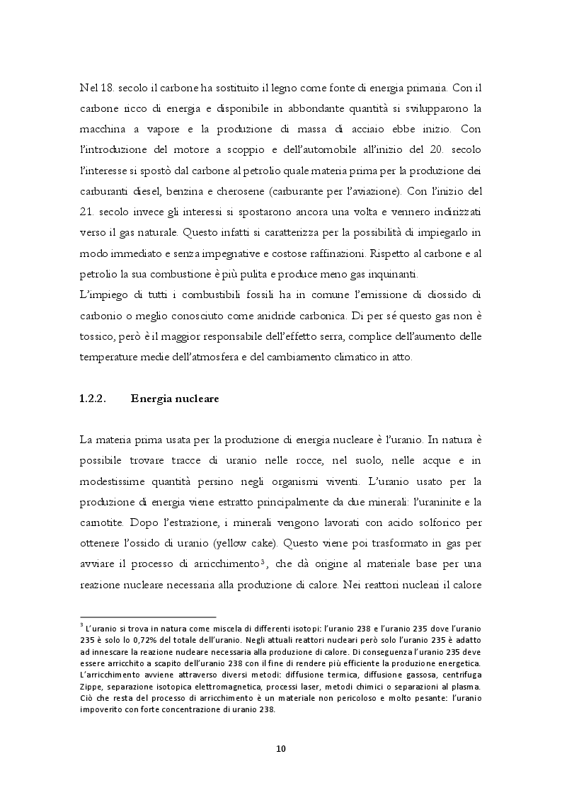 Anteprima della tesi: Energie Rinnovabili: politica energetica, effetti e prospettive, Pagina 9