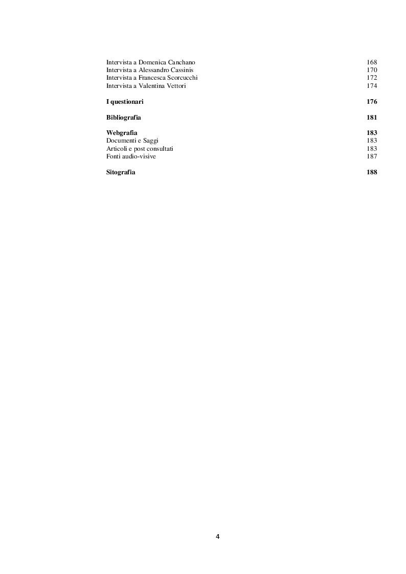 Indice della tesi: Il femminicidio in formato notizia, Pagina 2