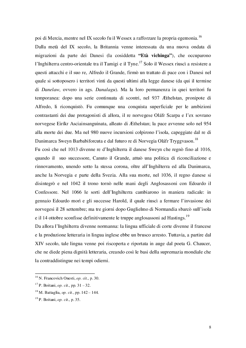 Anteprima della tesi: Cristianesimo e Cynewulf: analisi del lessico cristiano nell'opera “Sant'Elena”, Pagina 6