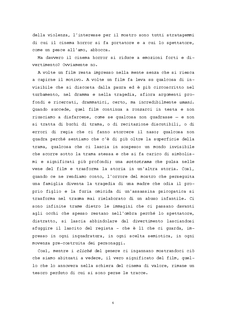 Anteprima della tesi: L'evidenza celata: le trame invisibili del cinema horror, Pagina 3