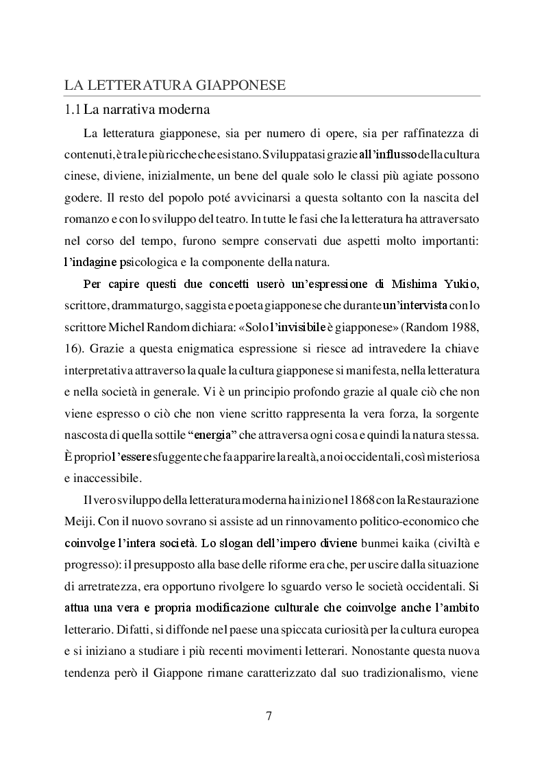 Anteprima della tesi: L'uomo è ciò che mangia. Studio del cibo nella narrazione di Haruki Murakami, Pagina 5