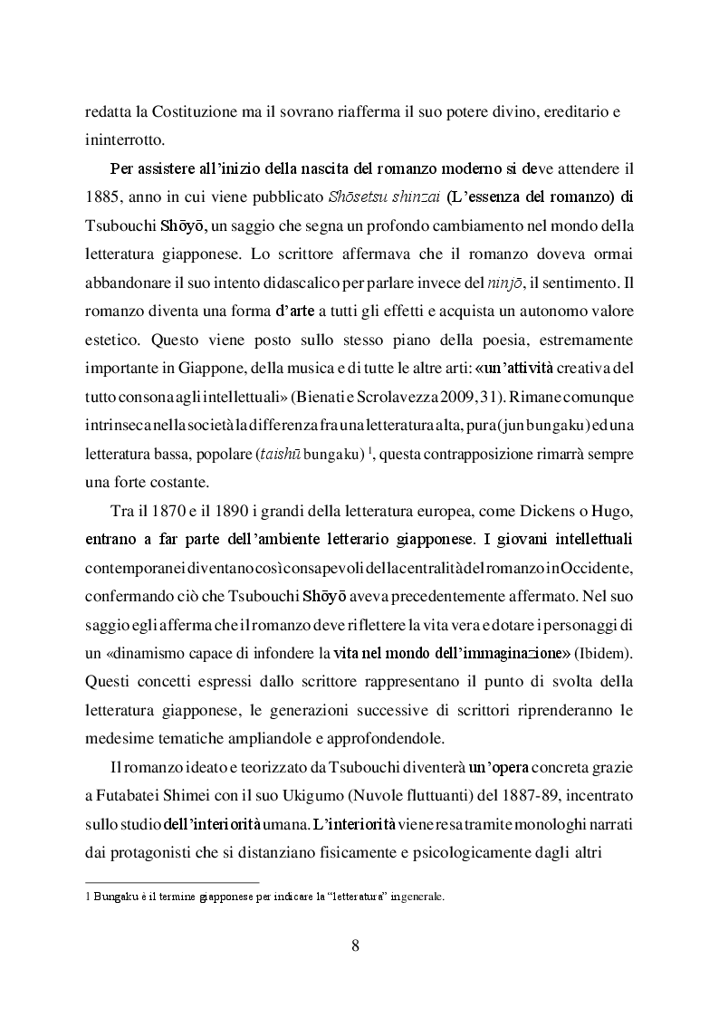 Anteprima della tesi: L'uomo è ciò che mangia. Studio del cibo nella narrazione di Haruki Murakami, Pagina 6