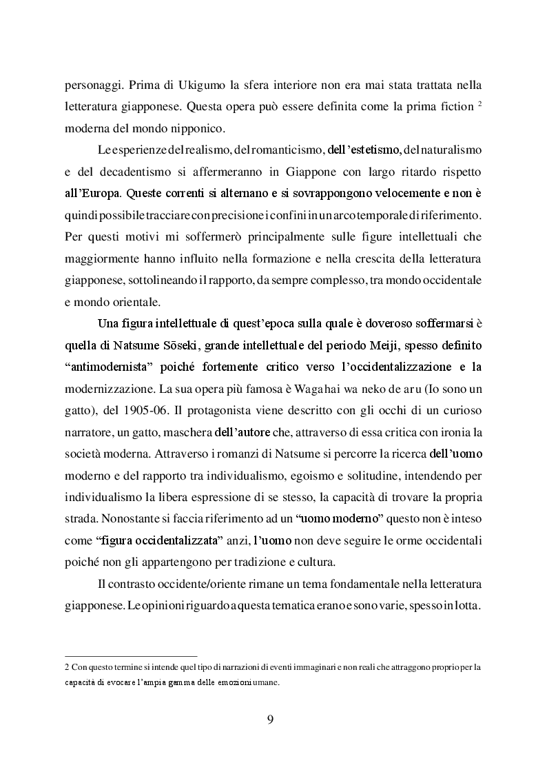 Anteprima della tesi: L'uomo è ciò che mangia. Studio del cibo nella narrazione di Haruki Murakami, Pagina 7