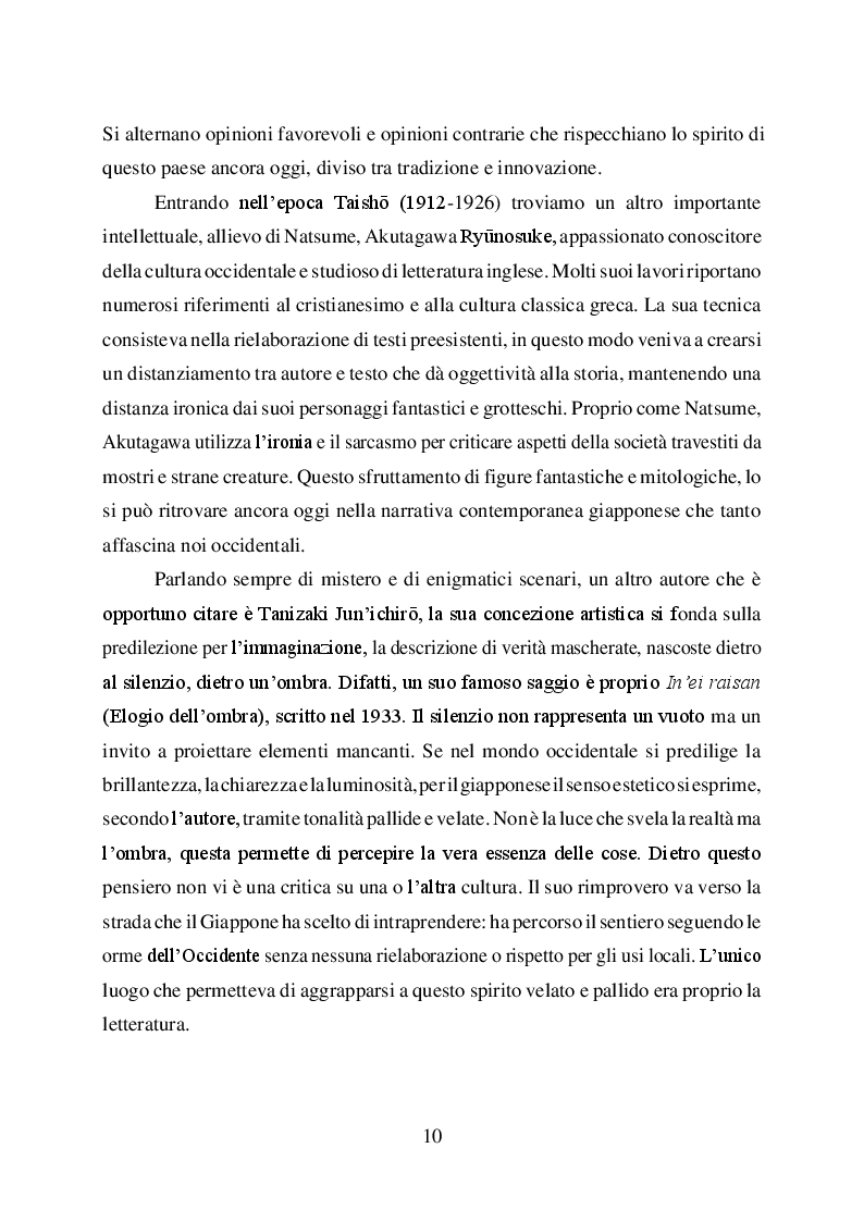 Anteprima della tesi: L'uomo è ciò che mangia. Studio del cibo nella narrazione di Haruki Murakami, Pagina 8