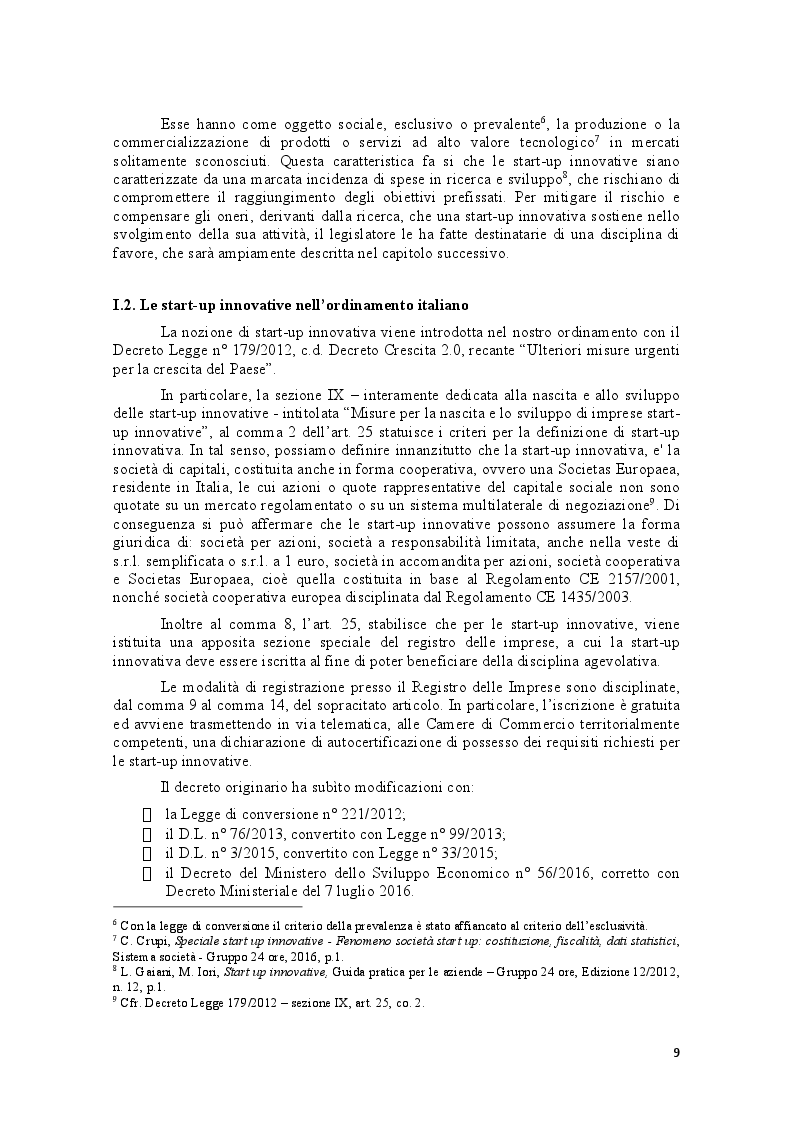 Anteprima della tesi: Le start-up e gli incubatori di impresa: due modelli per favorire l'imprenditorialità, Pagina 5