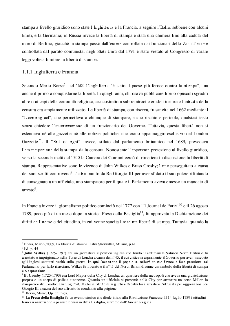 Anteprima della tesi: La libertà di stampa in America Latina: i media venezuelani tra censura e resistenza , Pagina 5