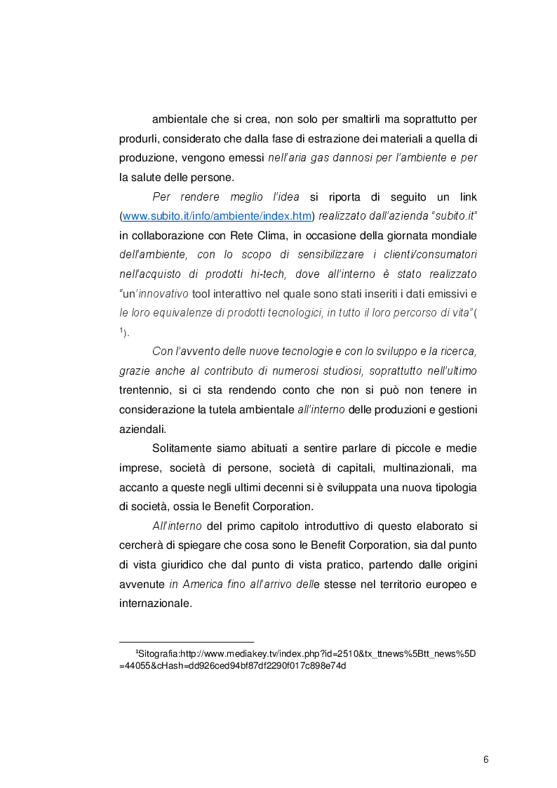 Anteprima della tesi: Le Benefit Corporation: applicazione della certificazione B Corp come strumento per veicolare lo sviluppo sostenibile, Pagina 3