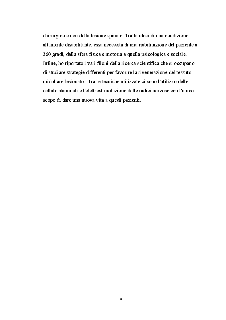 Anteprima della tesi: L'infermiere militare in prima linea nelle missioni del nuovo millennio. Soccorso immediato ed assistenza specialistica ad un paziente con paraplegia post traumatica., Pagina 3