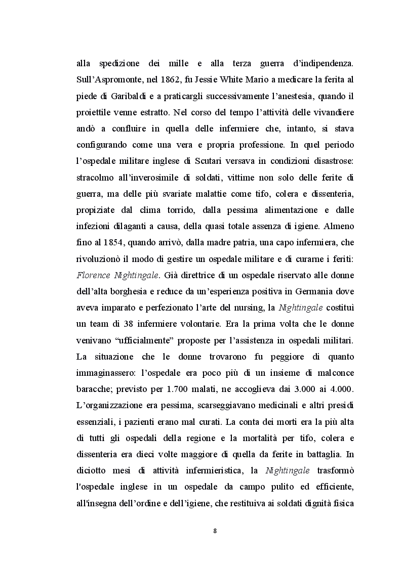 Anteprima della tesi: L'infermiere militare in prima linea nelle missioni del nuovo millennio. Soccorso immediato ed assistenza specialistica ad un paziente con paraplegia post traumatica., Pagina 7