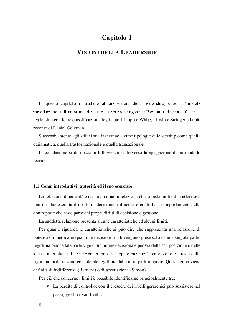 Anteprima della tesi: La leadership e il caso Steve Jobs, Pagina 4