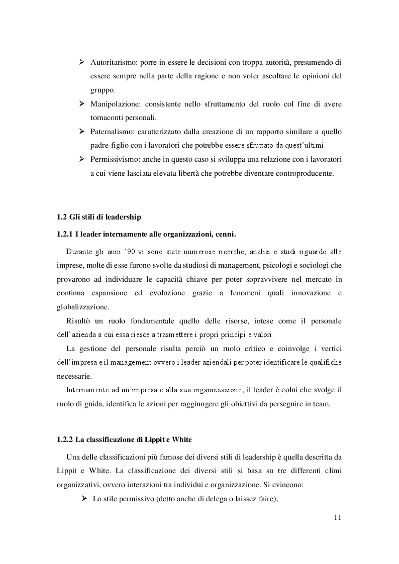 Anteprima della tesi: La leadership e il caso Steve Jobs, Pagina 7