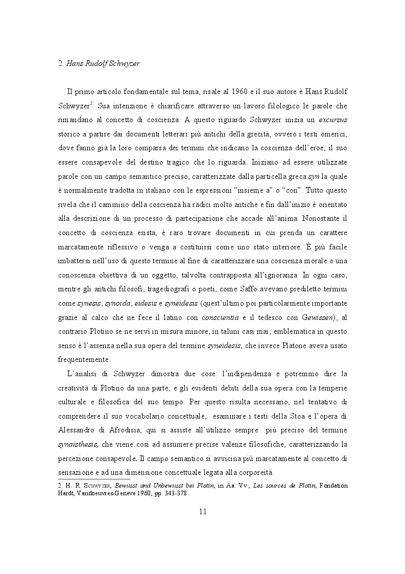 Anteprima della tesi: Il lessico della coscienza in Plotino, Pagina 7