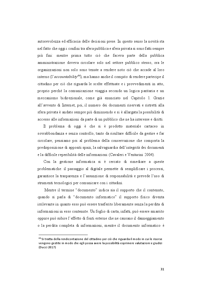 Estratto dalla tesi: Le priorità del digitale e la svolta 3.0 del comune di Pesaro