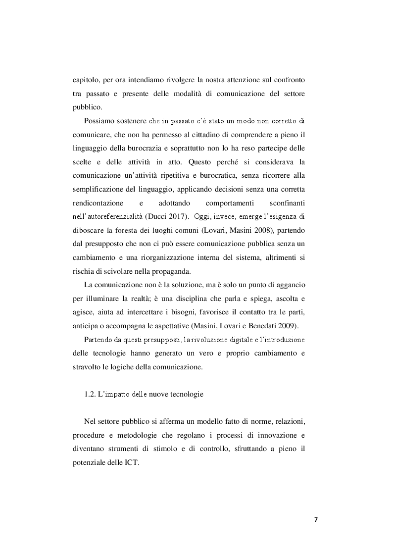 Anteprima della tesi: Le priorità del digitale e la svolta 3.0 del comune di Pesaro, Pagina 5